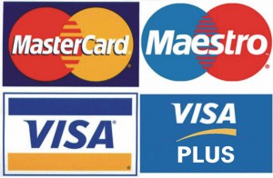 Payments  by bank cards (Visa/MasterCard)